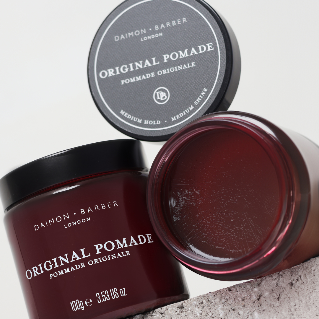 Collection of Original Pomade Jars with one open