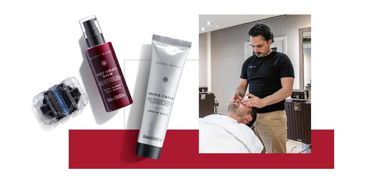 Daimon Barber's Ultimate Shave Routine with Master Barber Samuele Frank Jr Bartolotti
