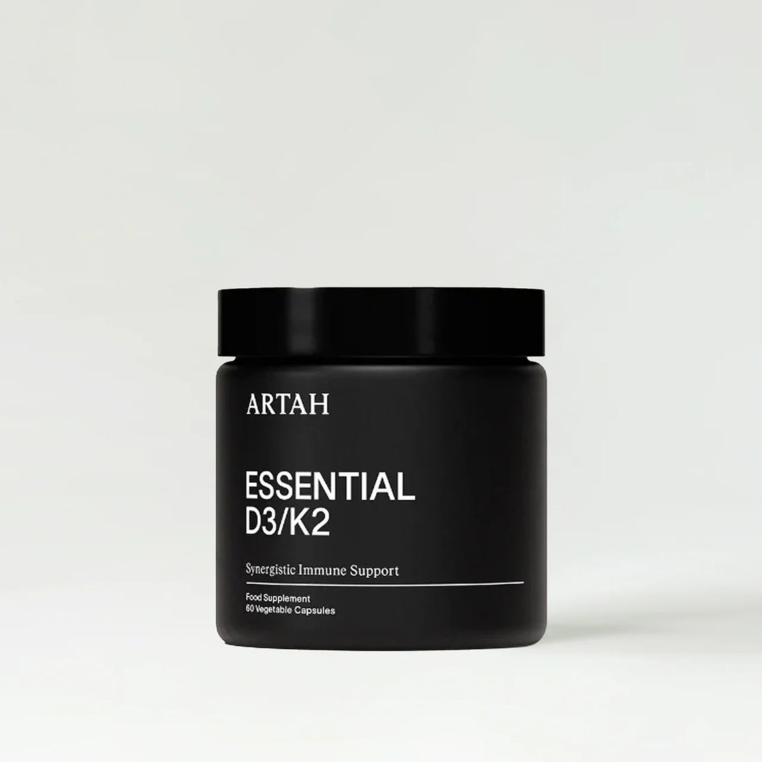 Black container labeled &