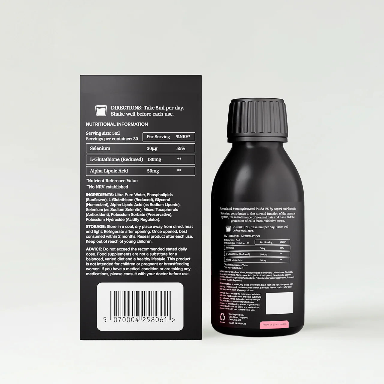 Liposomal Glutathione, Alpha Lipoic Acid & Selenium | Meteron Labs Daimon Barber Liposomal Glutathione, Alpha Lipoic Acid & Selenium | Meteron Labs Daimon Barber